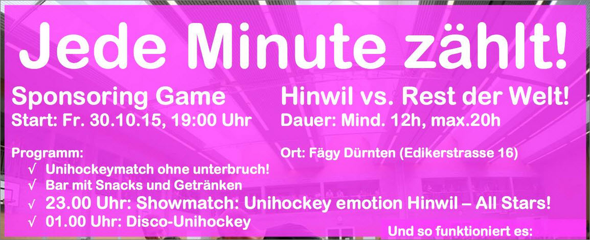 Unihockey emotion Hinwil-Tann